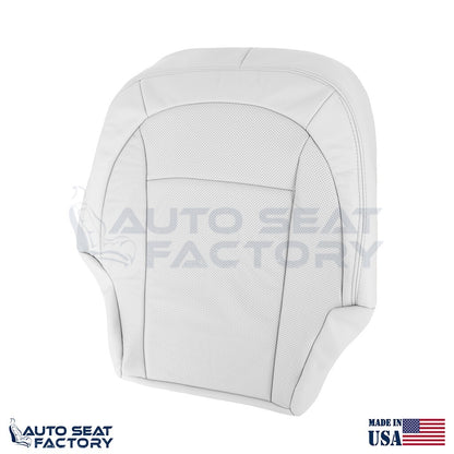 2011 - 2013 Fits Nissan Rogue Driver Top Perforated Gray Vinyl Seat Cover - OEM-Style Replacement Seat Cover