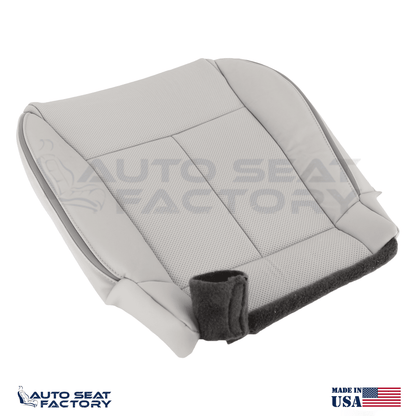 2006 - 2010 Fits Infiniti M45 M35 Bottom RIGHT Gray Leather Seat Covers. Perf. - OEM-Style Replacement Seat Cover