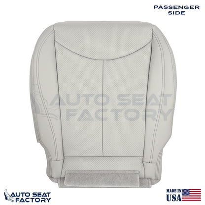 2009 - 2013 Fits Infiniti G37 CONVERTIBLE Bottom Gray Vinyl Seat Covers, Perf. - OEM-Style Replacement Seat Cover