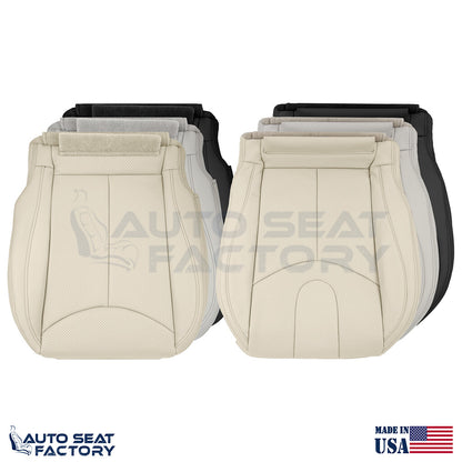 2009 - 2013 Fits Infiniti G37 CONVERTIBLE Perf. Front Bottom Vinyl Seat Covers - OEM-Style Replacement Seat Cover