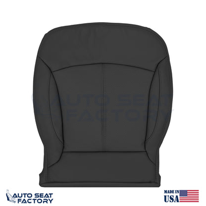 Fits 2010 - 2013 Buick Lacrosse Driver Bottom Leather Seat Cover, Perforated - OEM-Style Replacement Seat Cover