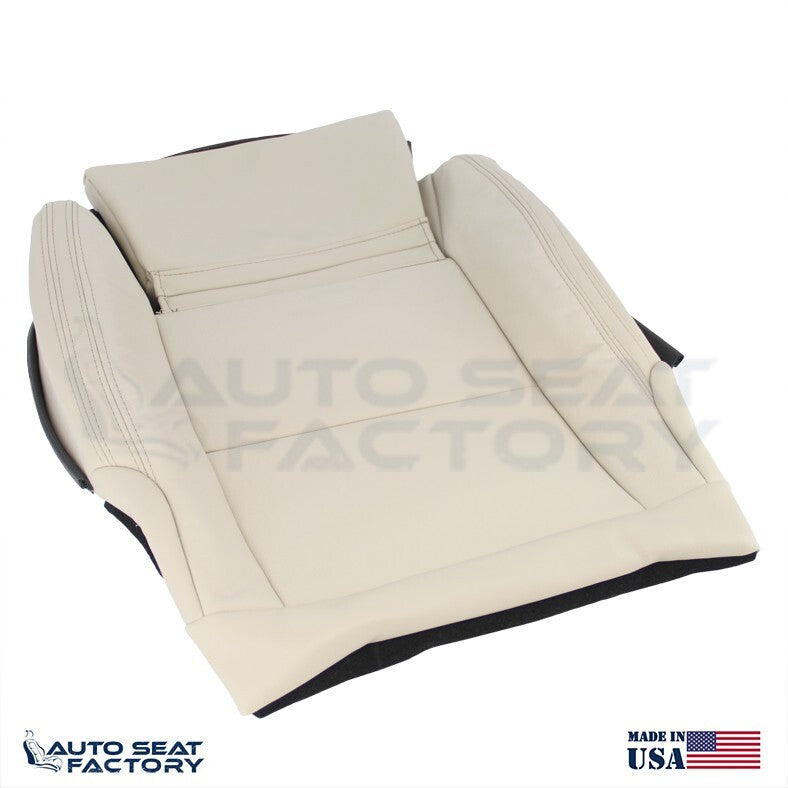 Replacement 2016 - 2019 Mercedes Benz CLA Driver Bottom Beige Vinyl Seat Cover - OEM-Style Replacement Seat Cover