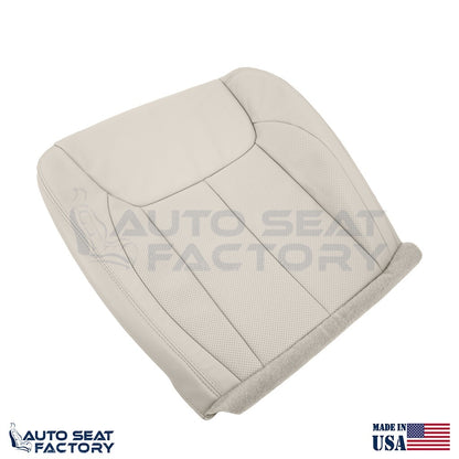 Fits 2006 - 2011 Cadillac DTS Lower PASSENGER Shale Vinyl Seat Cover, Perforated - OEM-Style Replacement Seat Cover