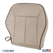 Fits 2007 - 2010 Lincoln MKX Driver Bottom Cashmere Vinyl Seat Cover + Piping - OEM-Style Replacement Seat Cover