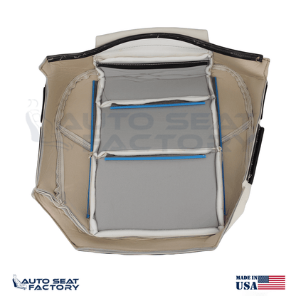 Fits 2007 - 2010 Volvo C70 Left & Right Top & Bottom Black Leather Seat Covers - OEM-Style Replacement Seat Cover