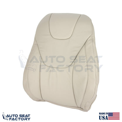 Fits 2013 - 2017 Ford Edge Titanium Perf. Driver Top Bottom Tan Vinyl Seat Cover - OEM-Style Replacement Seat Cover