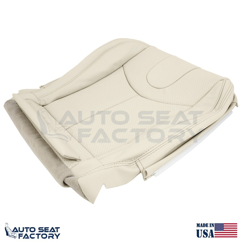 2009 - 2013 Fits Infiniti G37 CONVERTIBLE Driver 2PC Tan Vinyl Seat Cover, Perf. - OEM-Style Replacement Seat Cover