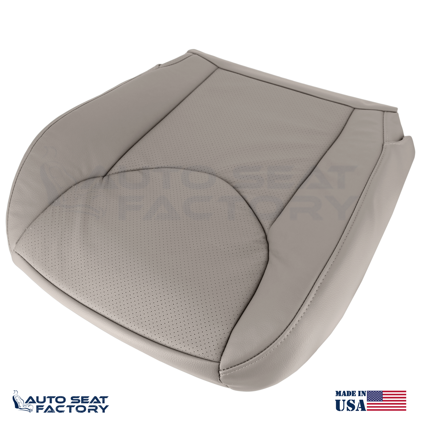 2006 - 2008 Fits Toyota RAV4 Perforated LEFT &RIGHT Taupe Vinyl Seat Covers 4PCS - OEM-Style Replacement Seat Cover
