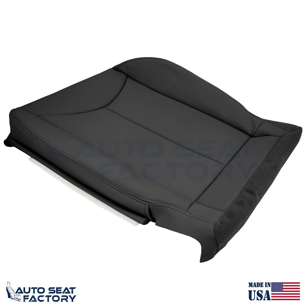 2009 - 2013 Fits Infiniti G37 Coupe PASSENGER Bottom Blk Vinyl Seat Cover, Perf. - OEM-Style Replacement Seat Cover