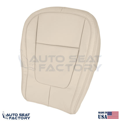 2009 - 2015 Fits Jaguar XF X2 Lower LEFT & RIGHT Tan Leather Seat Covers, Perf - OEM-Style Replacement Seat Cover