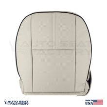 Fits 2010 - 2012 Lincoln MKZ Driver Bottom Tan Leather Seat Cover, Perforated - OEM-Style Replacement Seat Cover