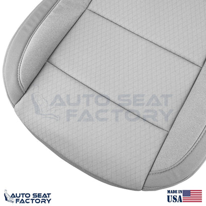 2019 - 2022 Chevy Silverado/ GMC Sierra PASSENGER Bottom Gray Cloth Seat Cover - OEM-Style Replacement Seat Cover