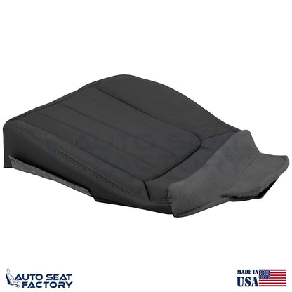 2003 - 2006 Fits Lincoln LS PASSENGER Bottom Black Vinyl Seat Cover, Perforated - OEM-Style Replacement Seat Cover