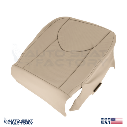 2009 - 2012 Fits Toyota RAV4 Perforated Driver Bottom BEIGE Vinyl Seat Cover - OEM-Style Replacement Seat Cover