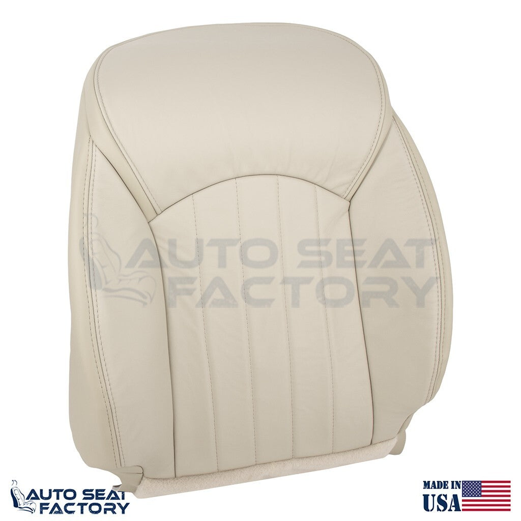 2014 - 2017 Fits Infiniti QX50 PASSENGER Top & Bottom Wheat Vinyl Seat Covers - OEM-Style Replacement Seat Cover
