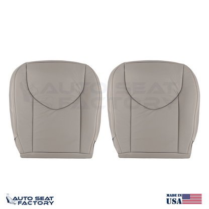 2006 -2008 Fits Toyota RAV4 Perforated Left & Right Lower Taupe Vinyl Seat Cover - OEM-Style Replacement Seat Cover