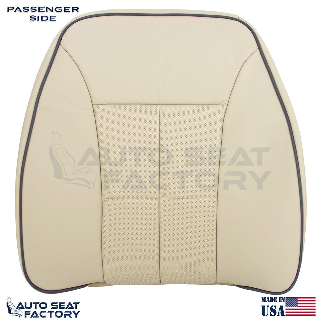 Fits 2007 - 2010 Lincoln MKX Cashmere Vinyl Seat Covers w/ Piping, Perforated - OEM-Style Replacement Seat Cover