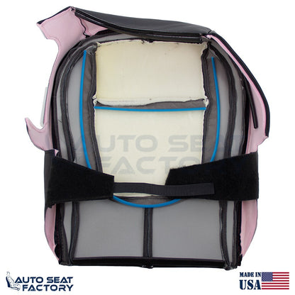 2009 - 2015 Fits Jaguar XF X2 RIGHT Bottom Black Vinyl Seat Cover, Perforated - OEM-Style Replacement Seat Cover