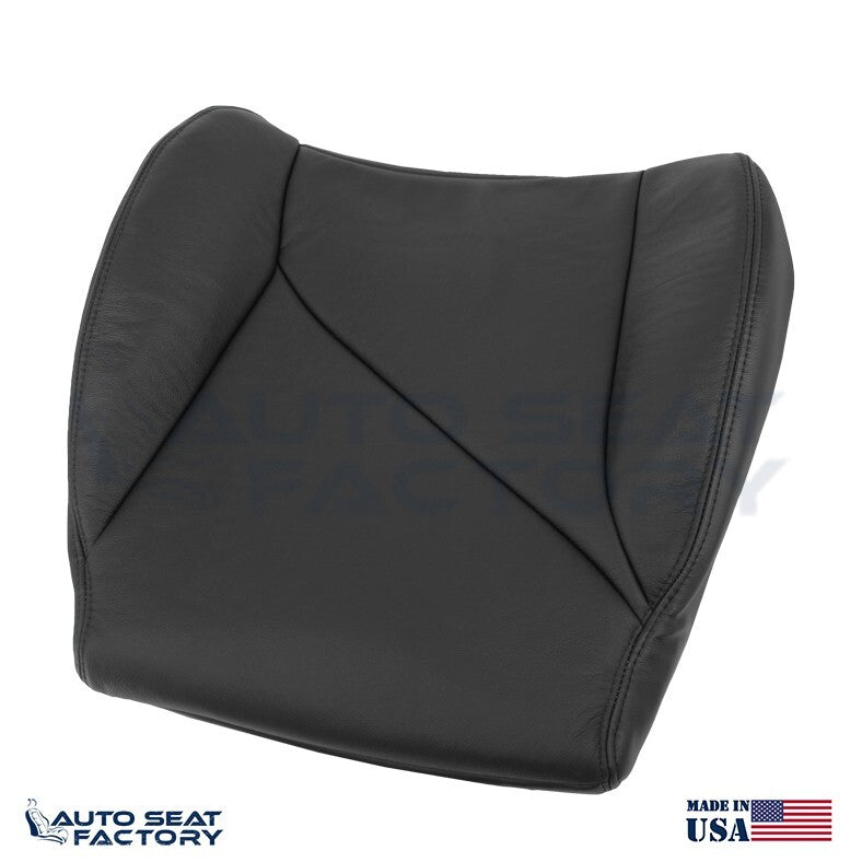 Fits 1994 - 1996 Chevy Corvette PASSENGER Side Bottom Black Vinyl Seat Cover - OEM-Style Replacement Seat Cover