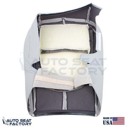 2009 - 2015 Fits Jaguar XF X2 Lower LEFT & RIGHT Gray Vinyl Seat Covers, Perf - OEM-Style Replacement Seat Cover