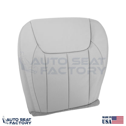 Fits 2006 - 2011 Cadillac DTS PASSENGER Bottom Titanium Vinyl Seat Cover, Perf. - OEM-Style Replacement Seat Cover
