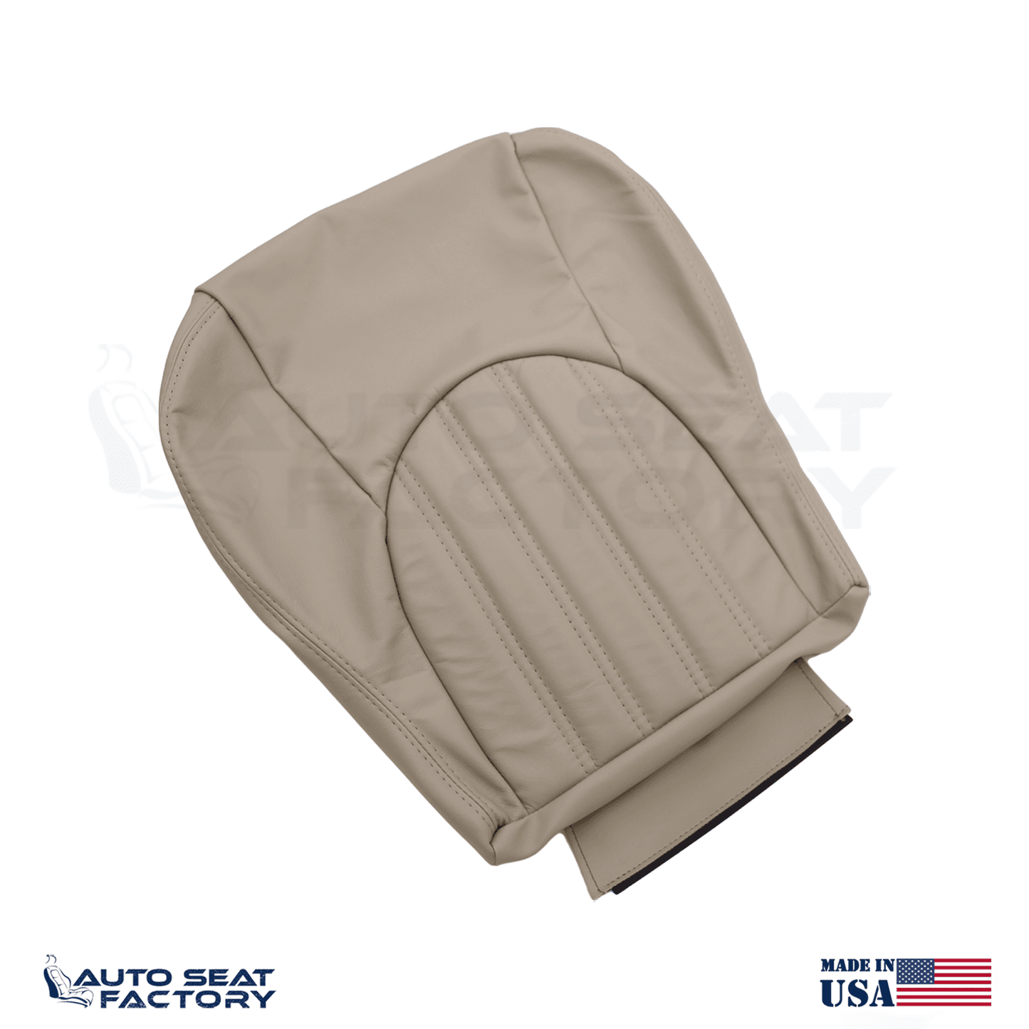 2001 - 2005 Fits Jaguar XK8 Driver & Passenger Cashmere SDZ Leather Seat Covers - OEM-Style Replacement Seat Cover
