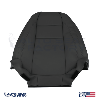 Fits 2007 - 2010 Volvo C70 PASSENGER Side Top & Bottom Black Vinyl Seat Covers - OEM-Style Replacement Seat Cover