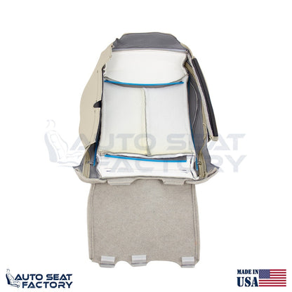 2009 - 2013 Fits Infiniti G37 CONVERTIBLE 2PC Bottom Tan Vinyl Seat Cover, Perf. - OEM-Style Replacement Seat Cover