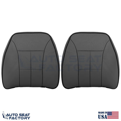 Fits 2007 - 2010 Lincoln MKX Black Vinyl Seat Covers w/ Piping, Perforated - OEM-Style Replacement Seat Cover