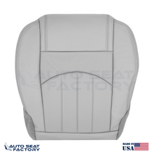 For 2013 - 2017 GMC Acadia Perforated Driver Bottom Lt Titanium Vinyl Seat Cover - OEM-Style Replacement Seat Cover