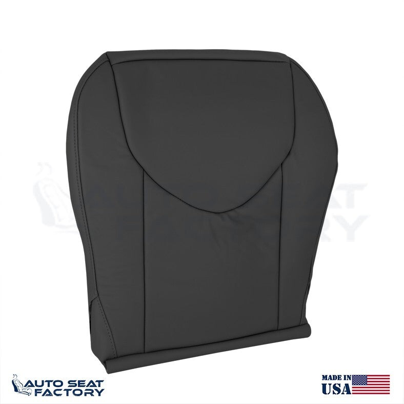 2006 - 2012 Fits Toyota RAV4 SOLID Driver Side Bottom Black Vinyl Seat Cover - OEM-Style Replacement Seat Cover