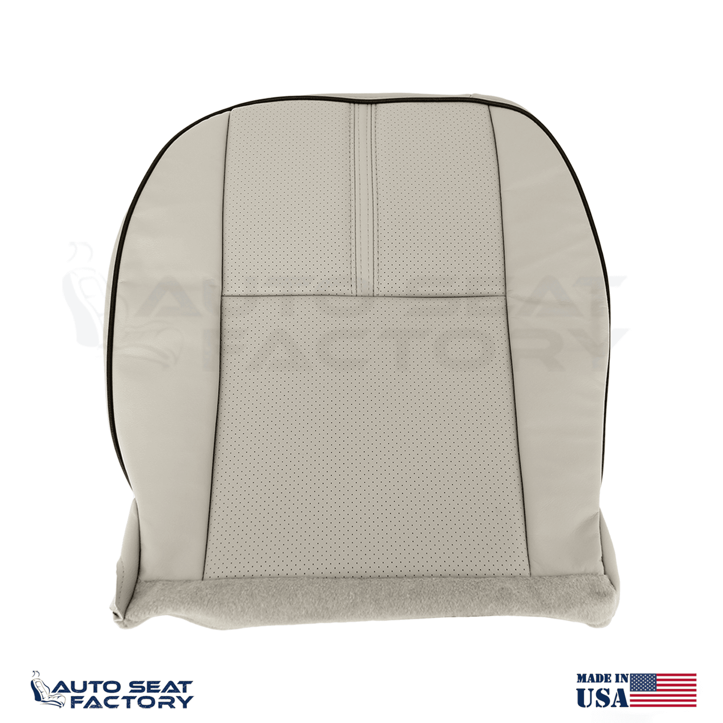 Fits 2010 - 2012 Lincoln MKZ Perforated PASSENGER Bottom Tan Seat Cover - OEM-Style Replacement Seat Cover