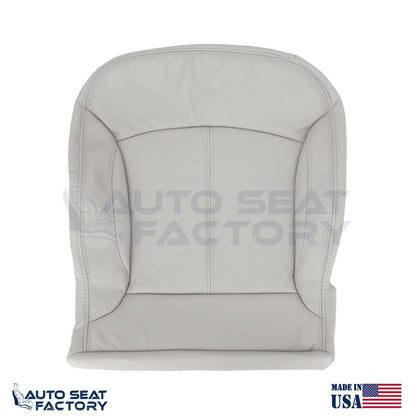 Fits 2010 -2013 Buick LaCrosse RIGHT Top & Bottom Gray Leather Seat Covers, Perf - OEM-Style Replacement Seat Cover