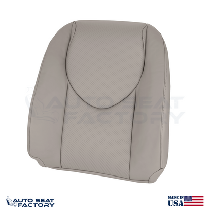 2006 - 2008 Fits Toyota RAV4 Perforated LEFT & RIGHT Top Taupe Vinyl Seat Cover - OEM-Style Replacement Seat Cover