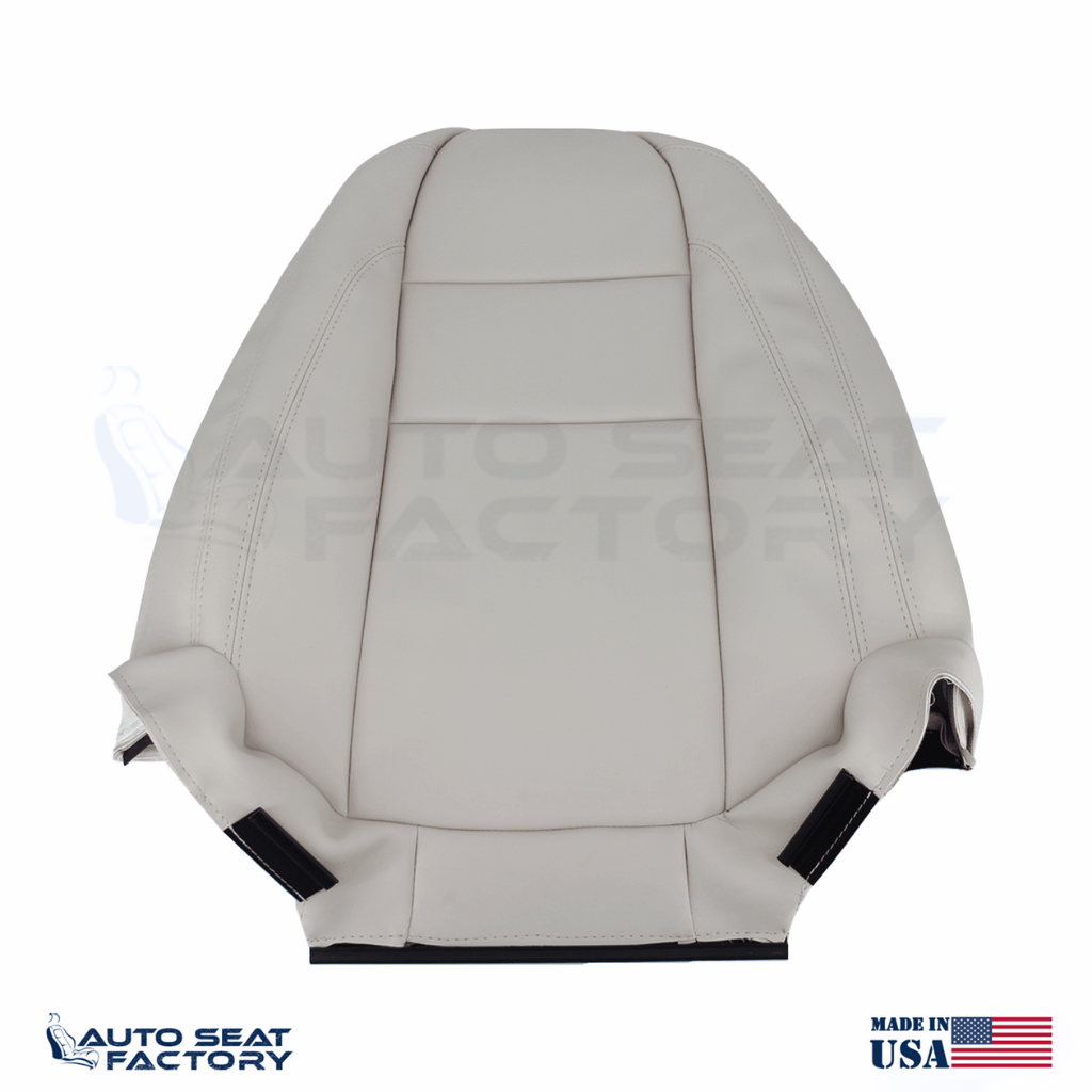 Replacement Fits 2007 - 2010 Volvo C70 Left & Right Top Cream Vinyl Seat Covers - OEM-Style Replacement Seat Cover