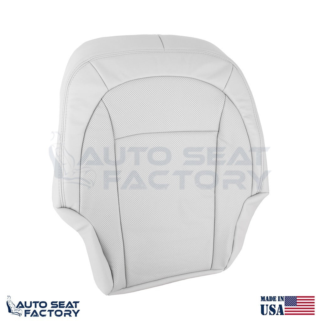 2011 - 2013 Fits Nissan Rogue PASSENGER Top Perforated Gray Vinyl Seat Cover - OEM-Style Replacement Seat Cover