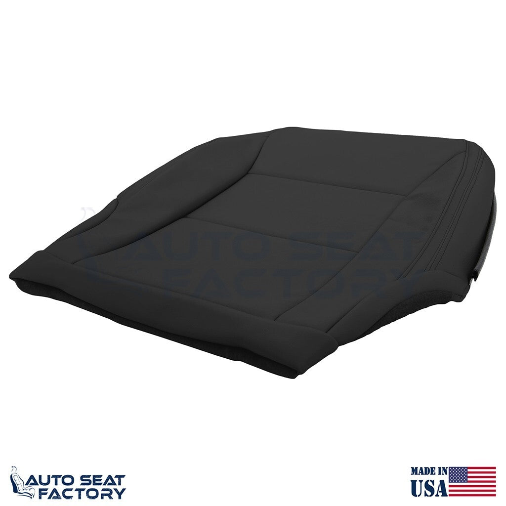 Fits 2014 2015 Mercedes Benz CLA Driver & Passenger Lower Blk Seat Cover - OEM-Style Replacement Seat Cover