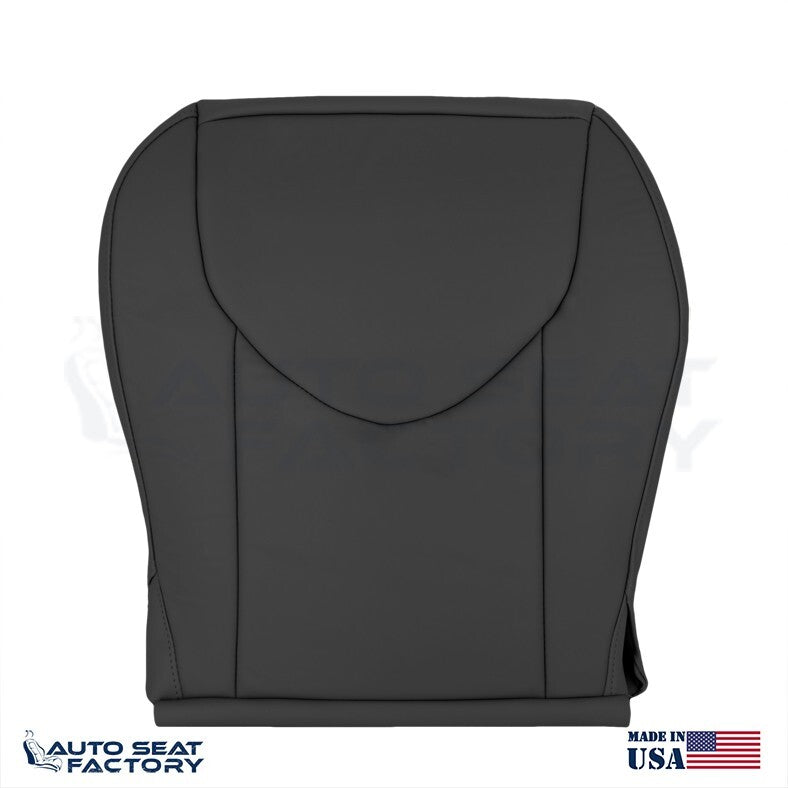 2006 - 2012 Fits Toyota RAV4 SOLID Driver Side Bottom Black Vinyl Seat Cover - OEM-Style Replacement Seat Cover