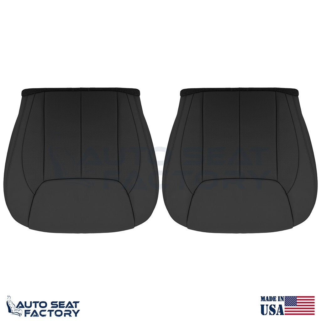 Fits 2006 - 2011 Cadillac DTS LEFT & RIGHT Bottom Black Vinyl Seat Cover, Perf. - OEM-Style Replacement Seat Cover