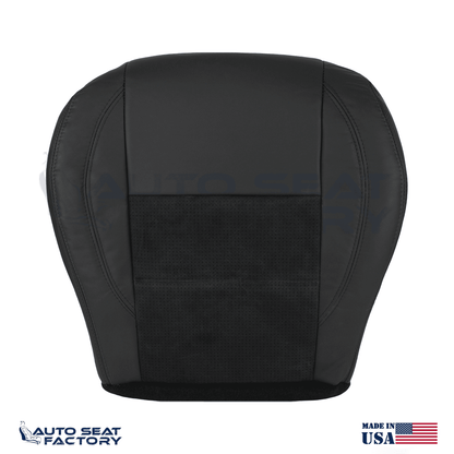 Replacement Black Seat Cover Fits 2006 - 2010 Dodge Charger RT Front Bottoms - OEM-Style Replacement Seat Cover