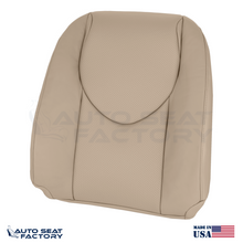2009 - 2012 Fits Toyota RAV4 Perforated Driver Top BEIGE Vinyl Seat Cover - OEM-Style Replacement Seat Cover