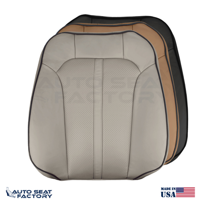 Fits 2011 - 2015 Lincoln MKX PASSENGER Top Perforated Seat Cover - OEM-Style Replacement Seat Cover