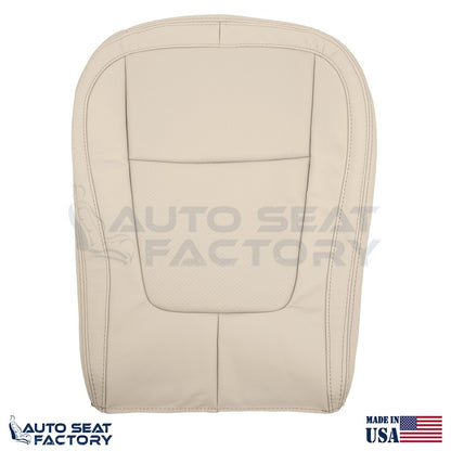 2009 - 2015 Fits Jaguar XF X2 Lower LEFT & RIGHT Tan Vinyl Seat Covers, Perf - OEM-Style Replacement Seat Cover