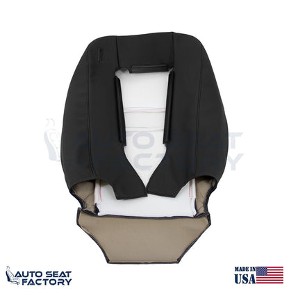 For 2006 2007 Chevy Monte Carlo Left & Right Perf Black Vinyl Seat Covers 4PCS - OEM-Style Replacement Seat Cover