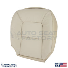 Replacement Fits 2007 - 2016 Volvo S80 PASSENGER Bottom Tan Leather Seat Cover - OEM-Style Replacement Seat Cover