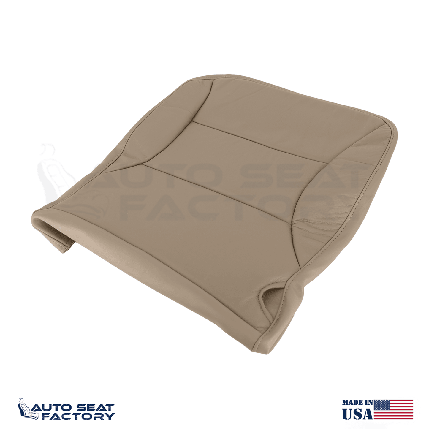 Fits 1997 - 2001 Ford Expedition Front Bucket Tan Vinyl Replacement Seat Covers - OEM-Style Replacement Seat Cover