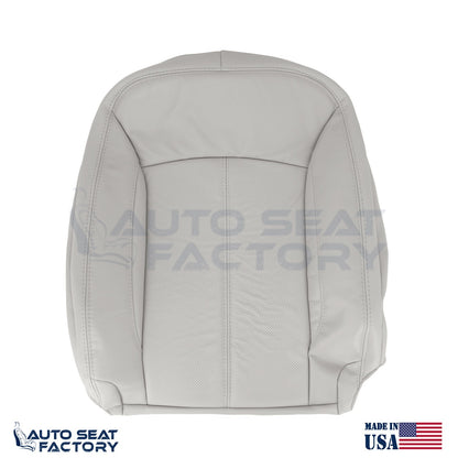 Fits 2010 - 2013 Buick LaCrosse Left & Right Gray Leather Seat Covers, Perf. - OEM-Style Replacement Seat Cover