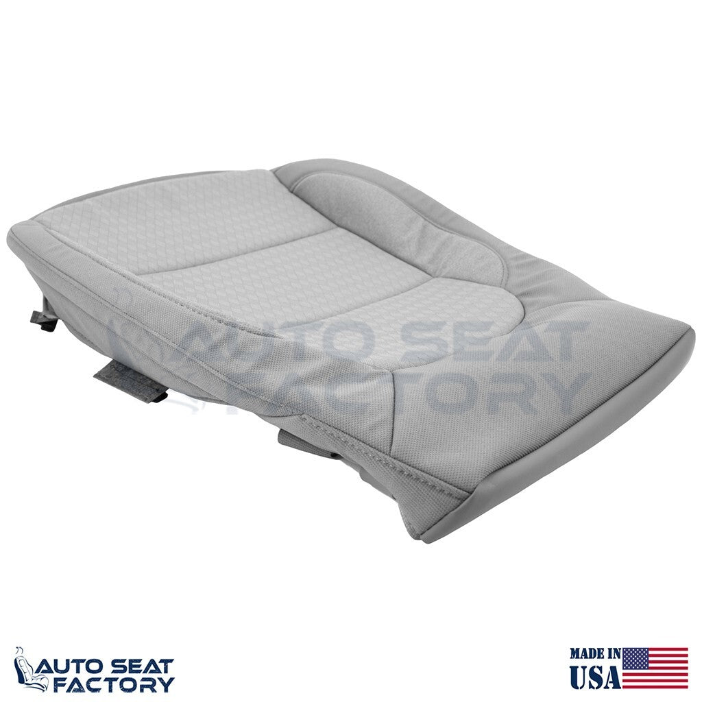 2019 - 2022 Chevy Silverado/ GMC Sierra PASSENGER Bottom Gray Cloth Seat Cover - OEM-Style Replacement Seat Cover