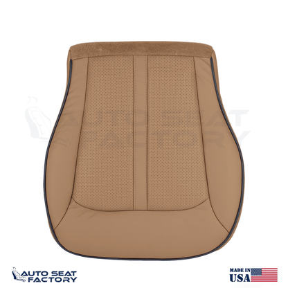 2011 -2015 Lincoln MKX Left & Right Bottom Canyon Vinyl Seat Covers, Perforated - OEM-Style Replacement Seat Cover