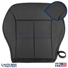 Fits 2007 - 2010 Lincoln MKX Perforated Driver Bottom Vinyl Seat Cover + Piping - OEM-Style Replacement Seat Cover